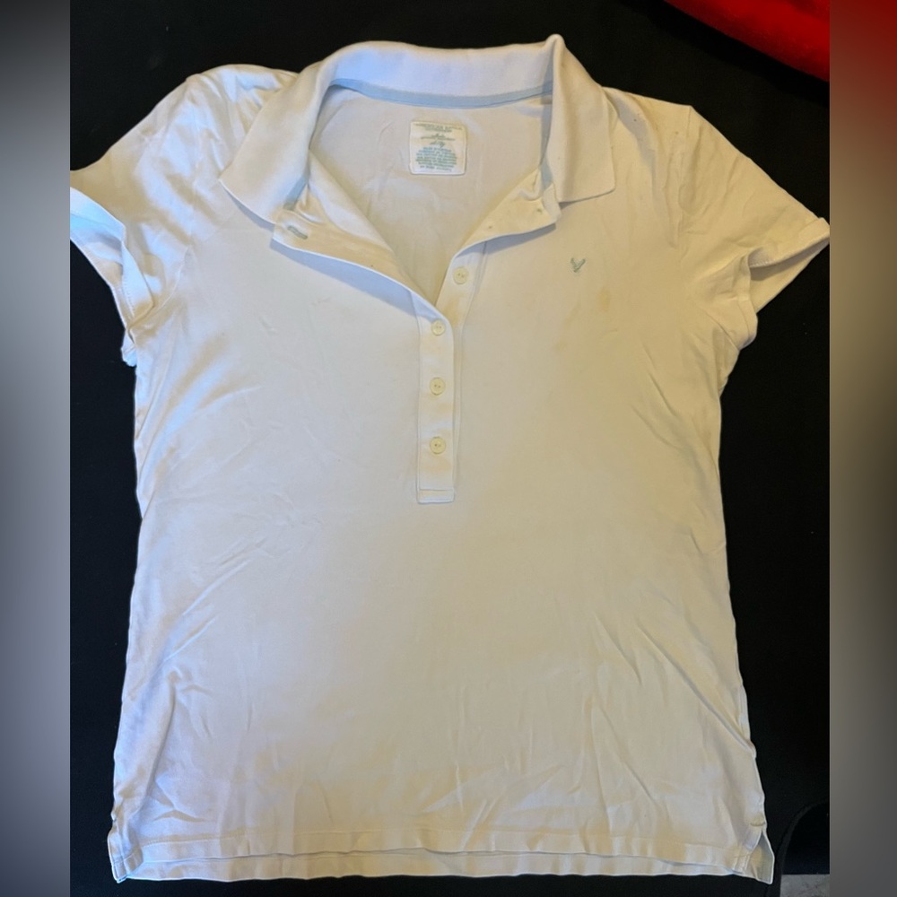 American Eagle Outfitters white polo